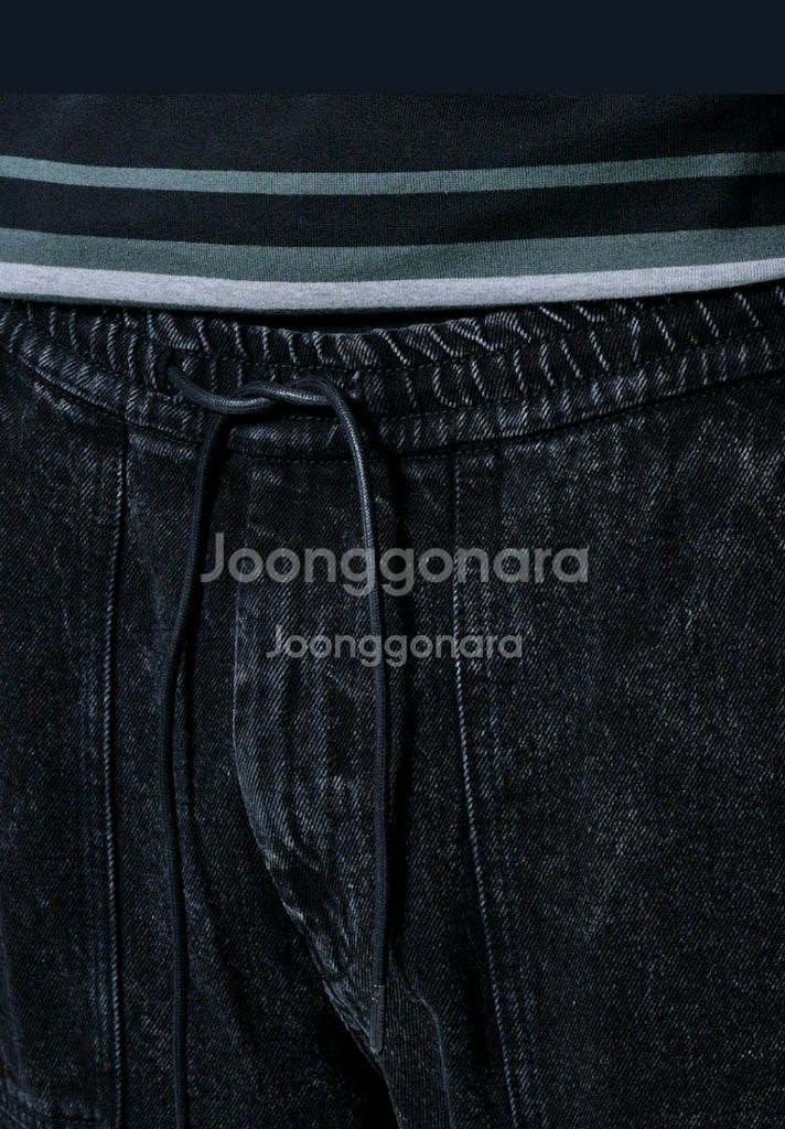 24FW 준지 카고 데님 조거팬츠--2