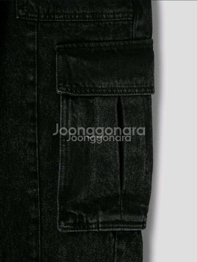 24FW 준지 카고 데님 조거팬츠--8