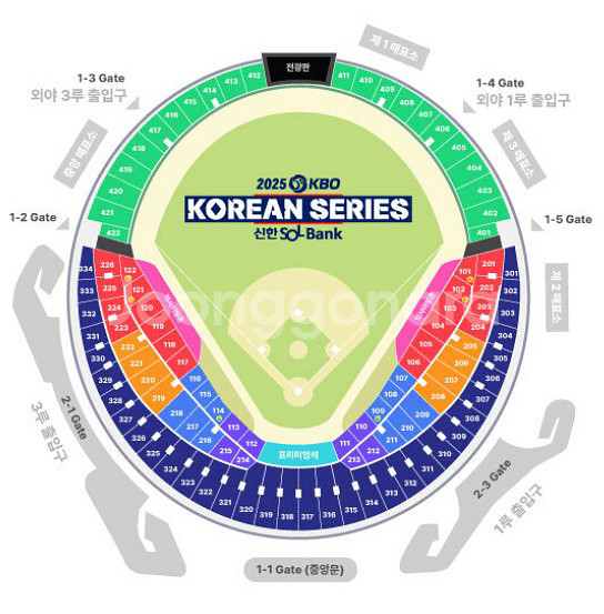 [삽니다] 한국시리즈 2차전 외야 2연석--0