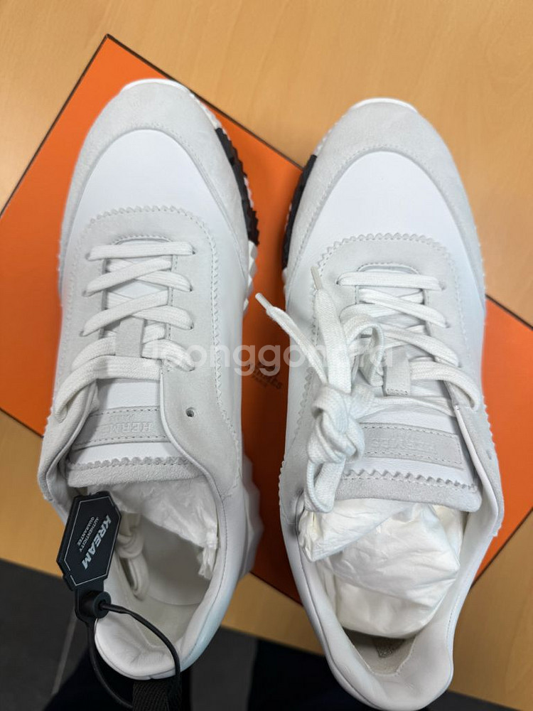 에르메스 바운싱 스니커즈 40.5 새상품 (크림)--1