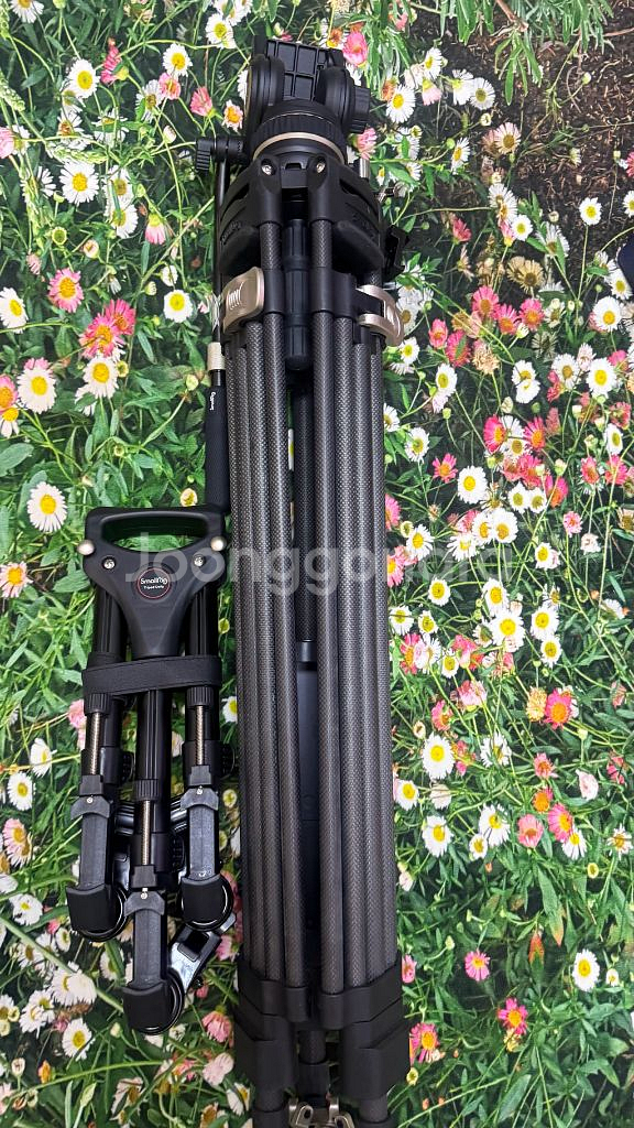스몰리그 FreeBlazer 원터치 유압 카본 삼각대+--0