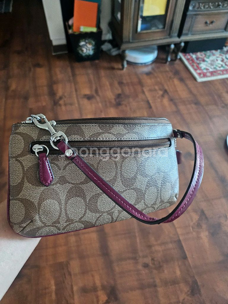 코치 루이 통영 누빔가방 빅백--6