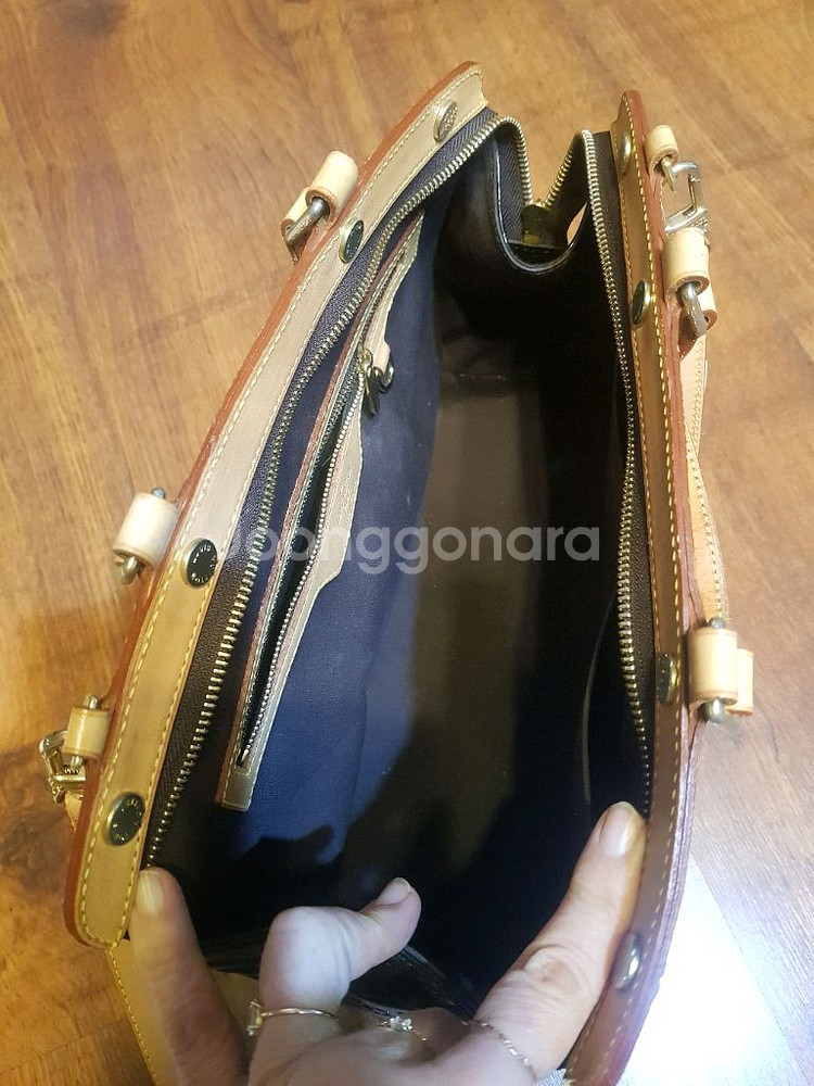 코치 루이 통영 누빔가방 빅백--8