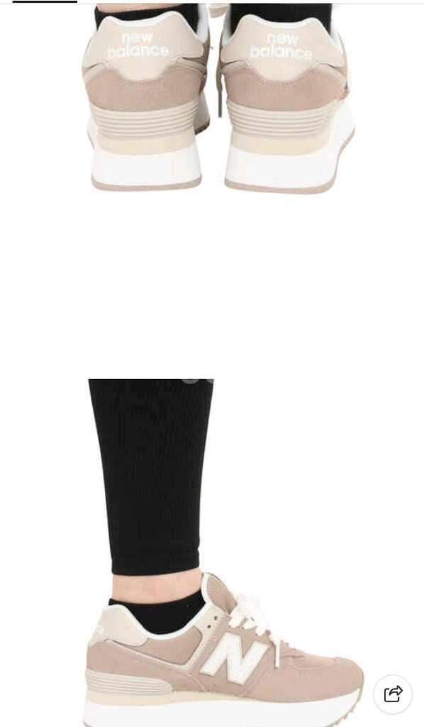 뉴발란스 574 플랫폼 여성 키높이 운동화 런닝화--2