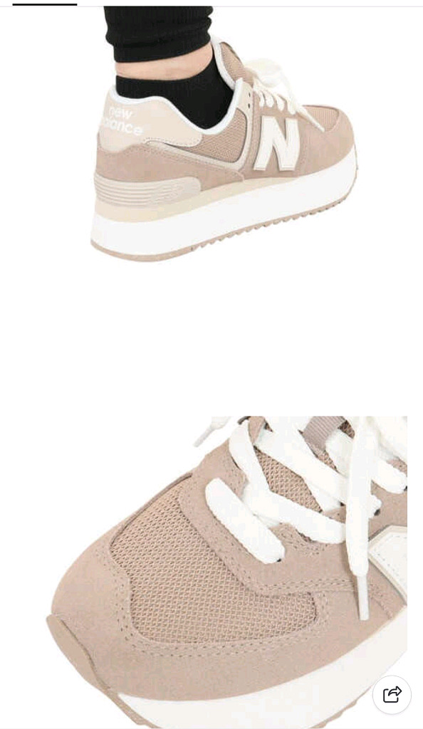 뉴발란스 574 플랫폼 여성 키높이 운동화 런닝화--3