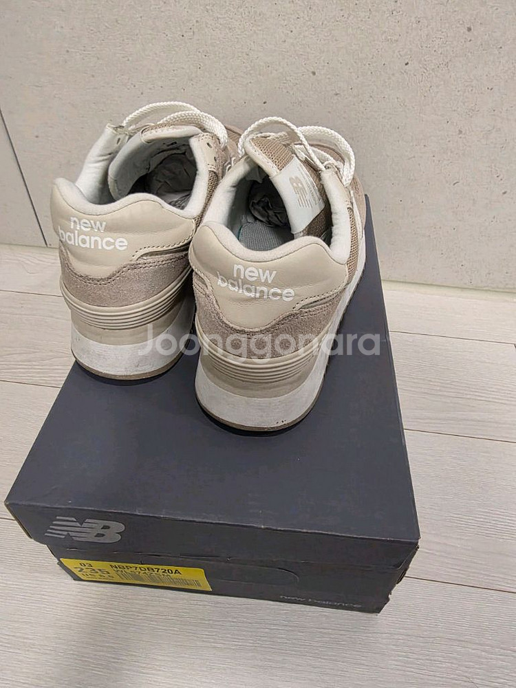 뉴발란스 574 플랫폼 여성 키높이 운동화 런닝화--6