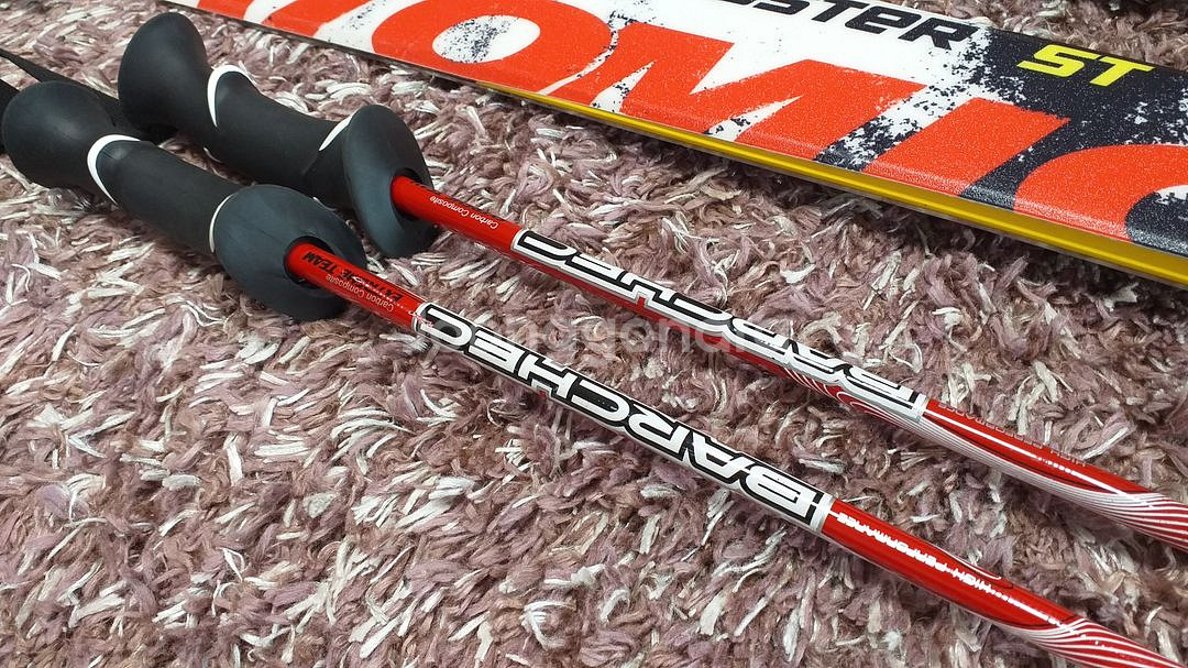 아토믹 스키 156cm, 바첵 카본 스키폴 115cm--7