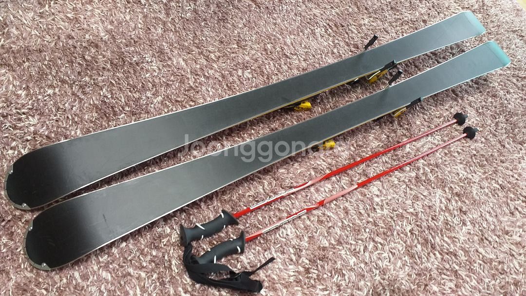 아토믹 스키 156cm, 바첵 카본 스키폴 115cm--6