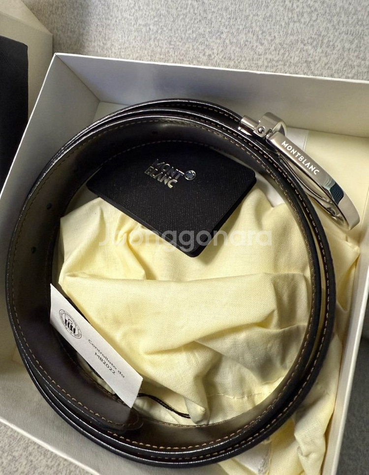 몽블랑 벨트 새상품 (MB128135)--0