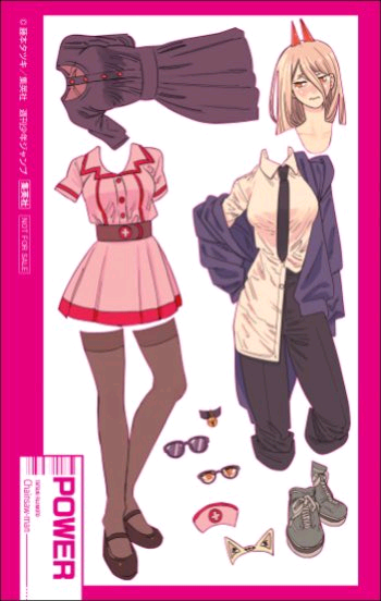 체인소맨 원서 한정 파워 클리어 스탠드--3