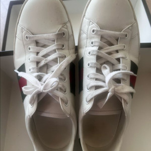 (정품)구찌 에이스 가죽스니커즈 UK9.5