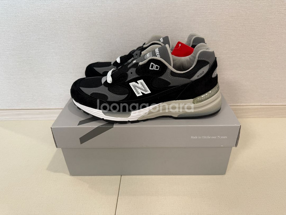 뉴발 992 블랙 U992BK 255(미사용 새제품)--2