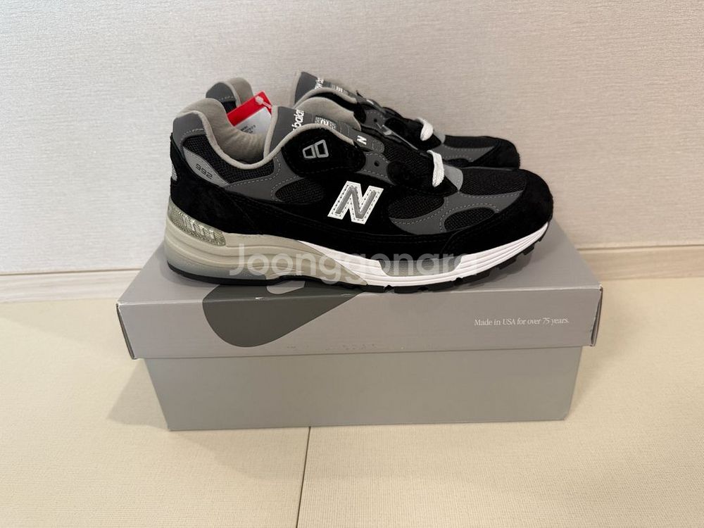 뉴발 992 블랙 U992BK 255(미사용 새제품)--3