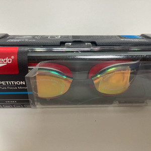 새제품)유럽핏 스피도 퓨어포커스 수경 레드 루비