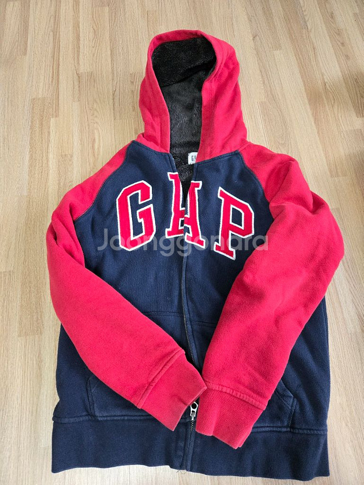 GAP 키즈 양털 후리스 후드집업 XXL--0