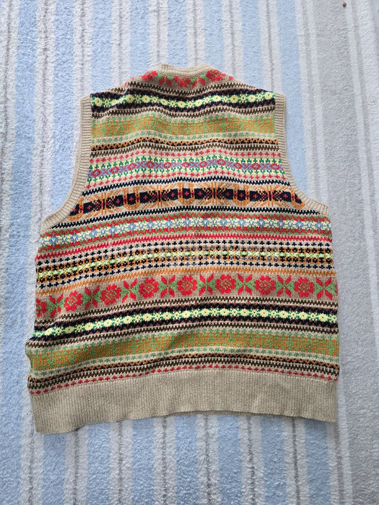 폴로 랄프로렌 페어아일 캐시미어 니트 조끼 판매합니다.--1