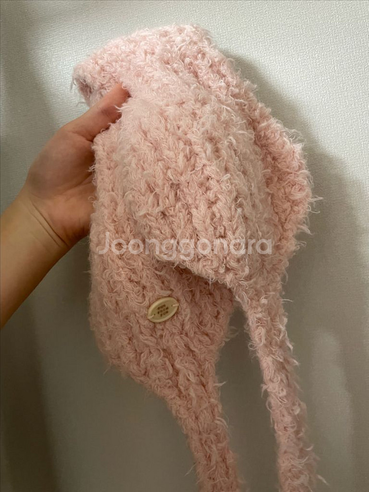 설윤착용)펀프롬펀 니트 이어머프 귀도리 바라클라바 비니--2