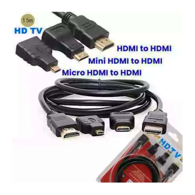 3IN1 HDMI 케이블 (미개봉)--2