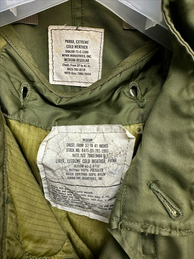 m65 피쉬테일 오리지널 개파카 M--3