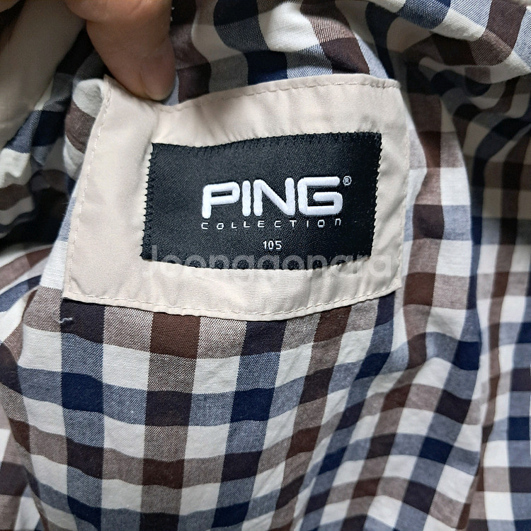 PING 핑 남성 퀼팅 자켓 경량 패딩 105(상태상급--6