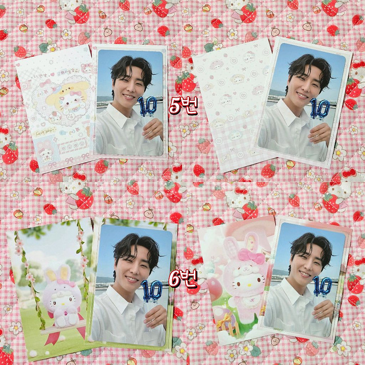 산리오 키티 양면 바인더 대지--3