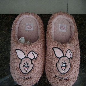 뽀글이 실내 슬리퍼 세트