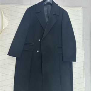 일꼬르소 X 깡 대디핏 반더블 맥시 코트 블랙 105