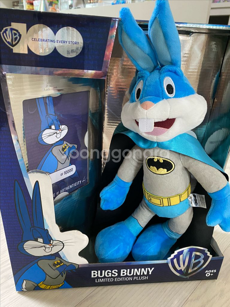 워너브라더스 벅스바니 100주년 한정 베트맨 인형--0