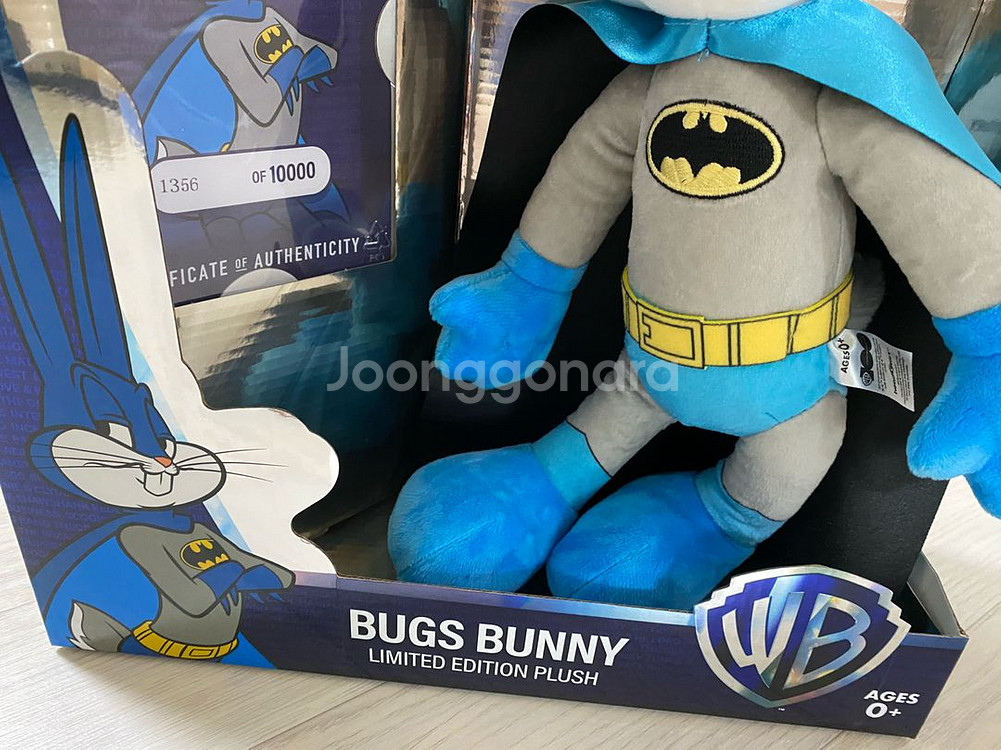 워너브라더스 벅스바니 100주년 한정 베트맨 인형--2