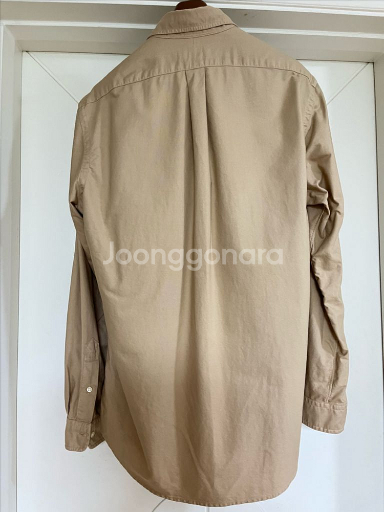 폴로 랄프로렌 가먼트다이 셔츠 베이지 클래식L--1