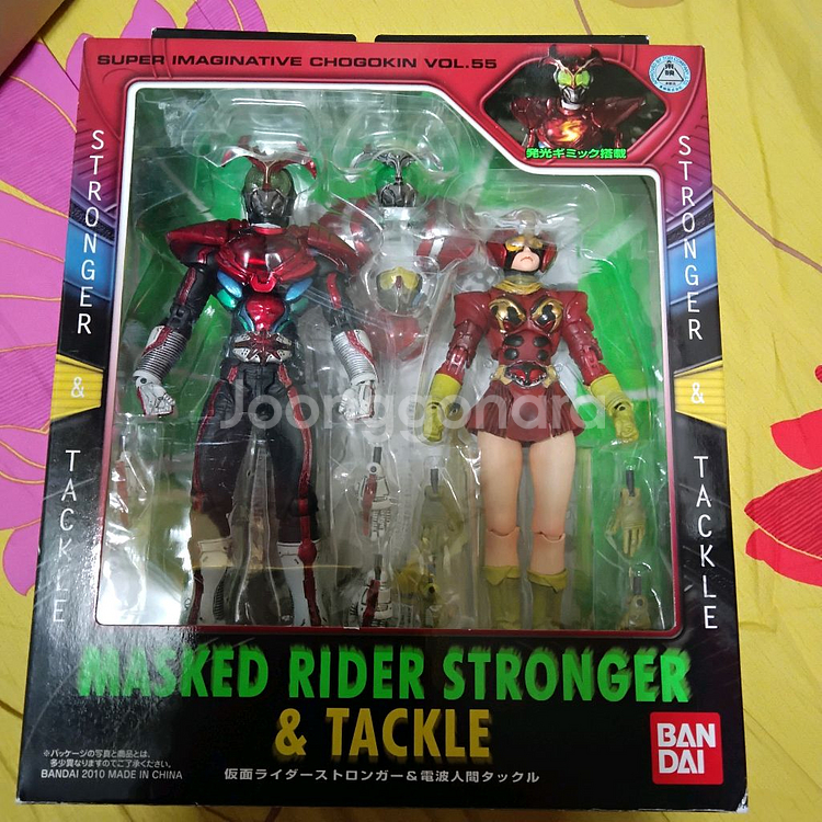반다이 SIC스트롱거&태클 액션피규어 세트(개봉품)--0