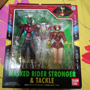 반다이 SIC스트롱거&태클 액션피규어 세트(개봉품)
