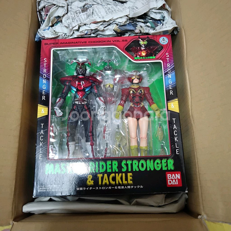 반다이 SIC스트롱거&태클 액션피규어 세트(개봉품)--2