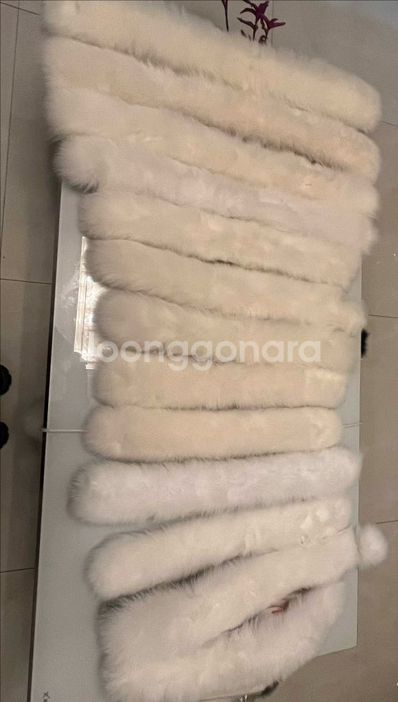 100% 모폭스 | 부드러운 양면 머플러 / 새상품--5