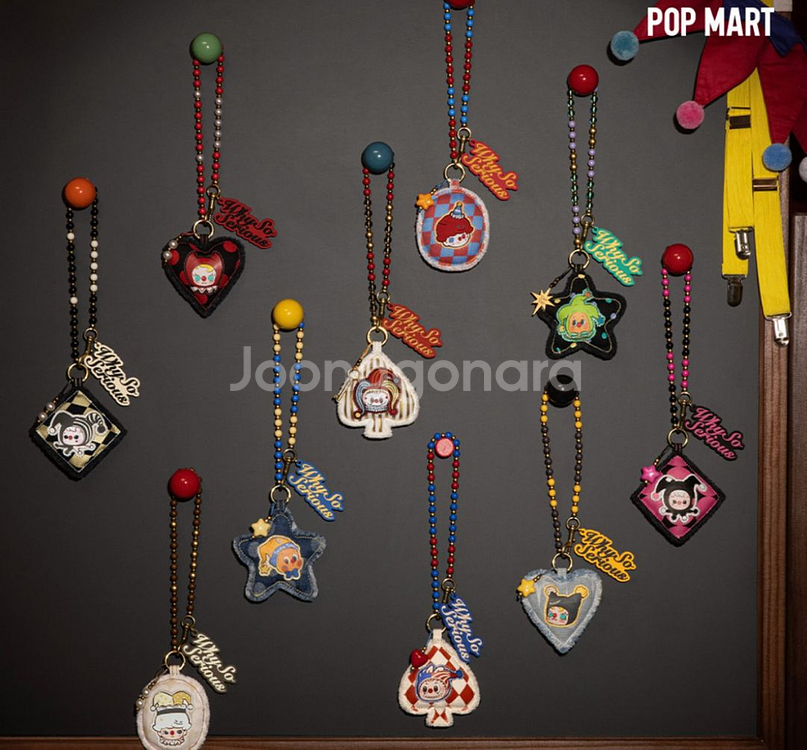 정가이하급처) 팝마트 WHY SO SERIOUS 스트랩 키링--2