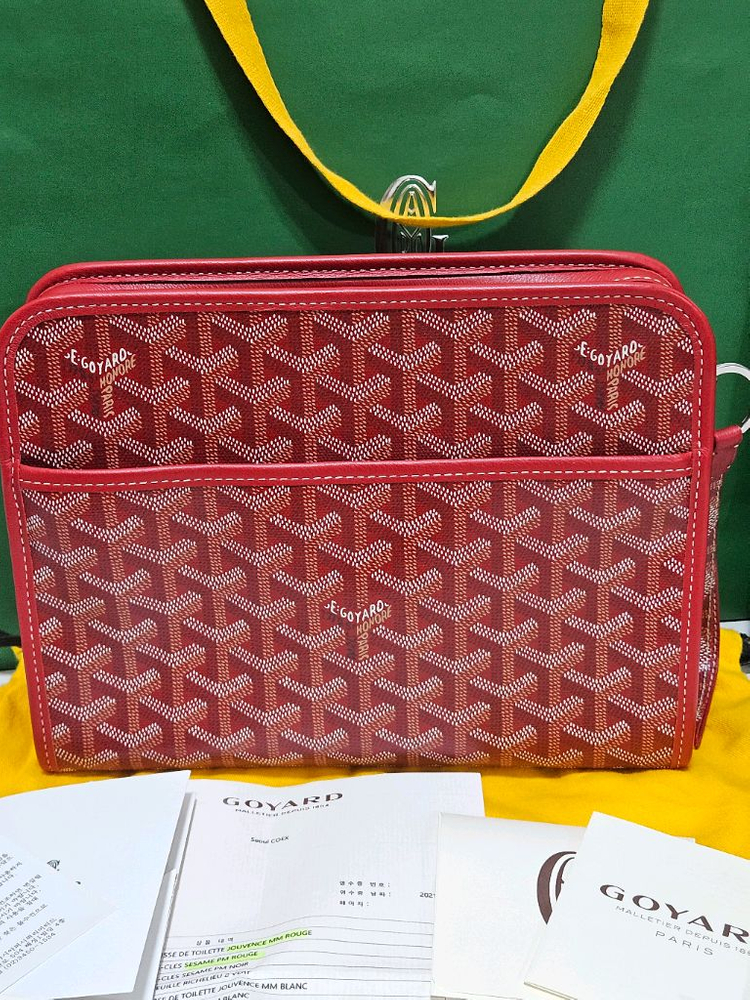 [새상품] 고야드 쥬방스 토일렛 백 클러치 & 키링--2