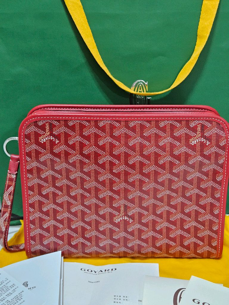 [새상품] 고야드 쥬방스 토일렛 백 클러치 & 키링--1