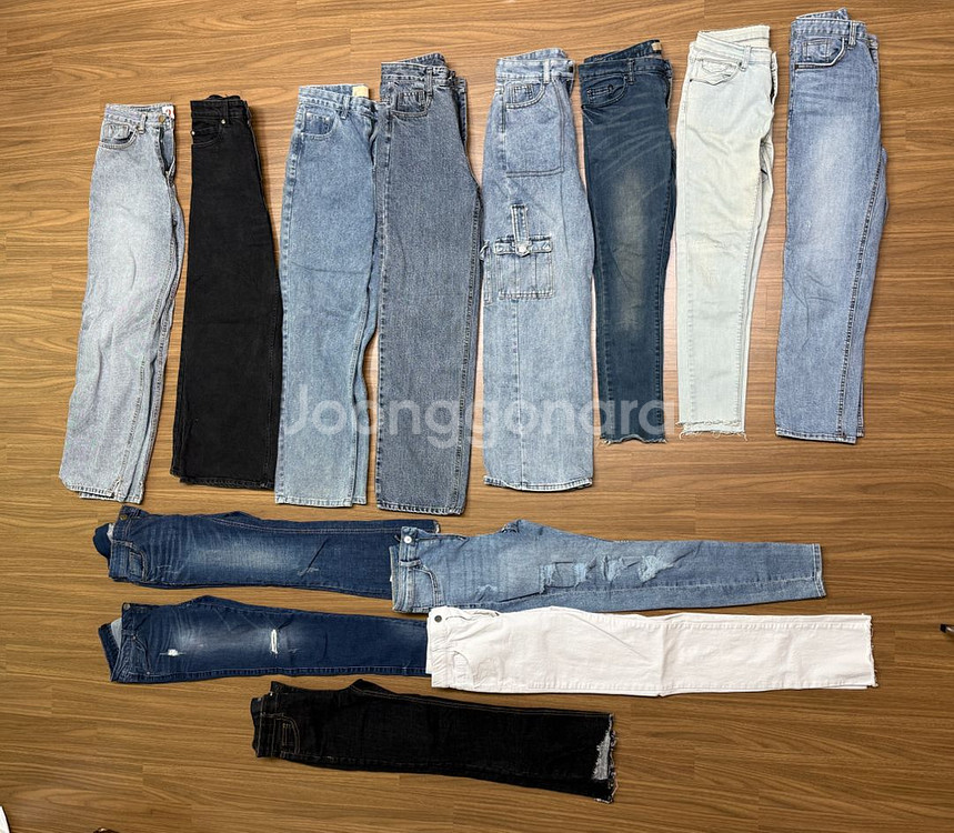 청바지 모음 (H&M, FUBU 등)일괄(사이즈 26)--0