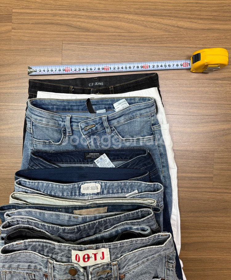 청바지 모음 (H&M, FUBU 등)일괄(사이즈 26)--1