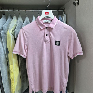 정품 한글택 스톤아일랜드 PK카라반팔티 95-M