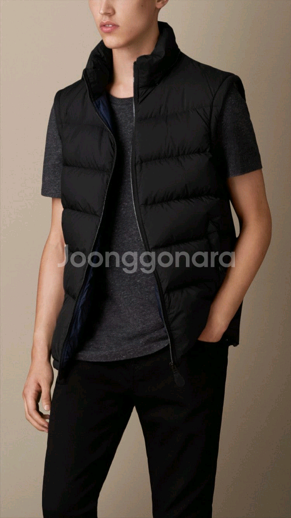 버버리 남성패딩 구스다운/베스트--5