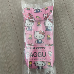 바쿠백X헬로키티 바쿠 키티 선글라스 안경 케이스 파우치