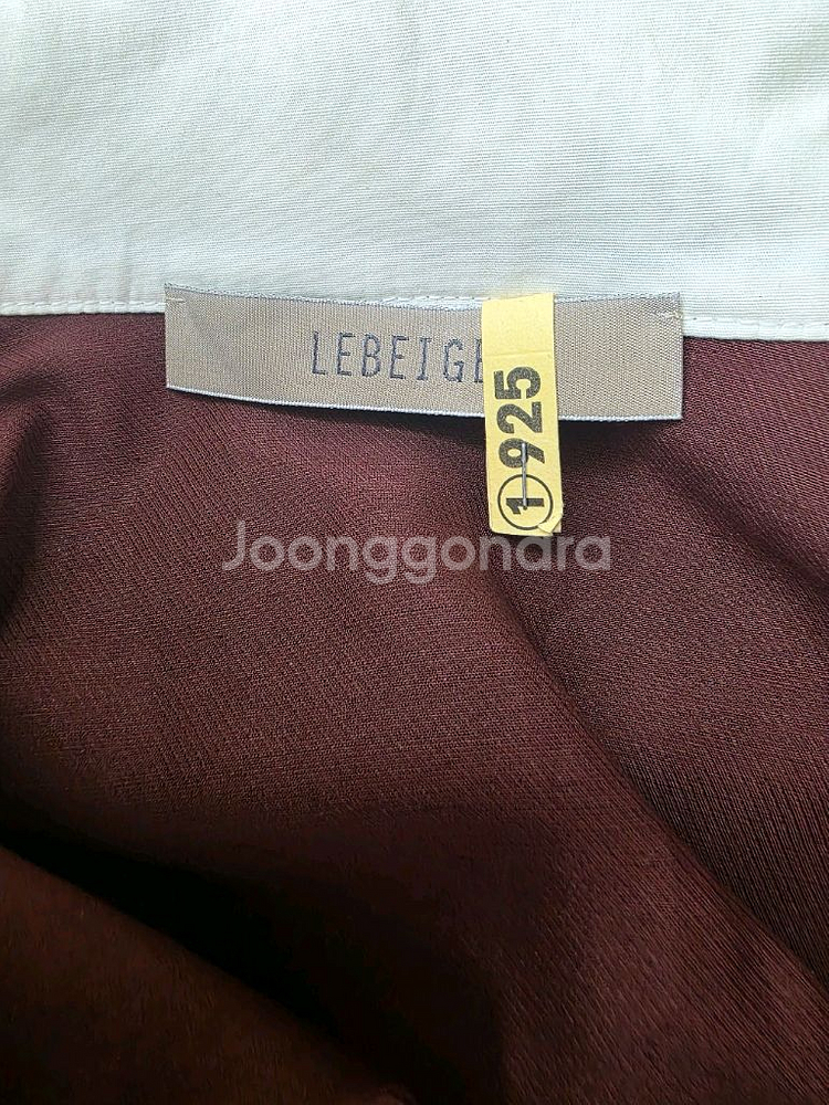 르베이지 카라형 블라우스 91 97 160--6