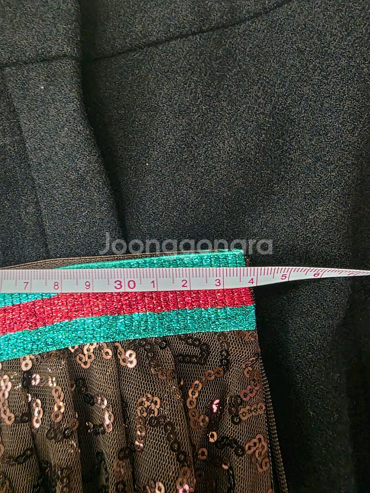 더한섬 FOURMTHE STORE 비쥬 밴딩 스커트 6--6