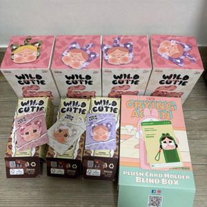 팝마트 크라이베이비 표범냥이 키링 스트랩 카드홀더