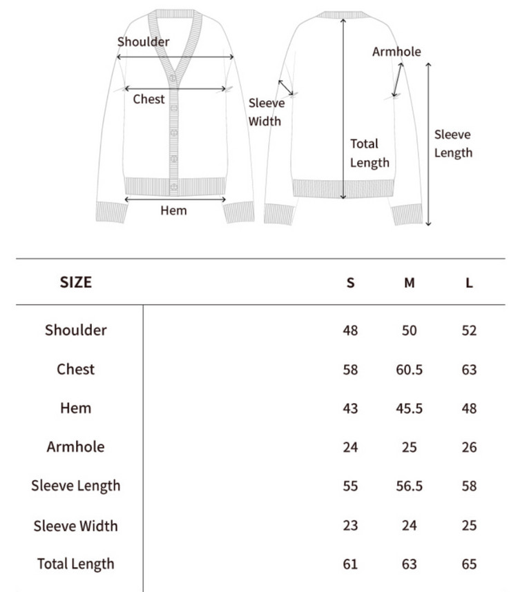 노정의착용 우알롱 스트라이프 가디건 - 블랙 S사이즈 이미지