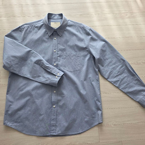 포터리 버튼다운셔츠 블루 4사이즈(xl)