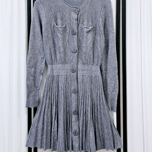 (새상품)니트 주름원피스 슬림 니트원피스