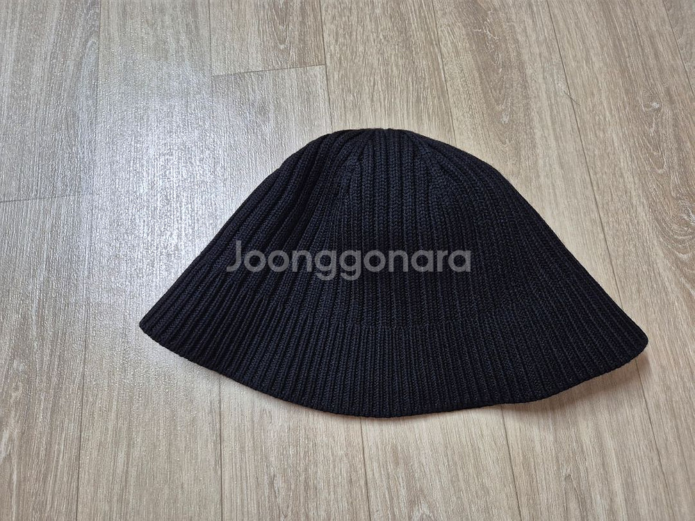 코스 cos 니티드 버킷햇 블랙--0