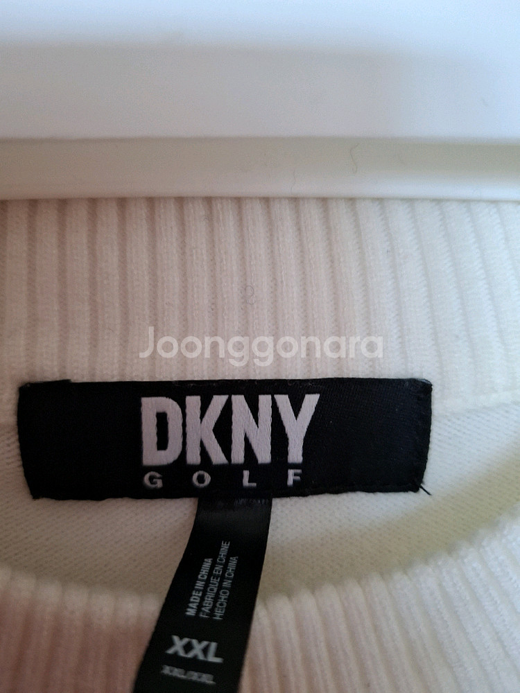 미착용 DKNY 남자 긴팔니트티 110--3
